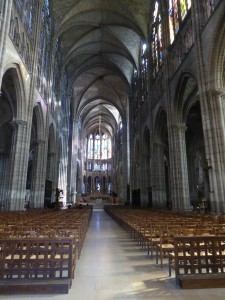 Basilique de Saint Denis, la nef