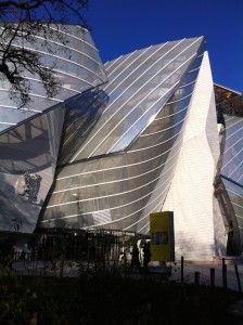 Façade de la Fondation Louis Vuitton