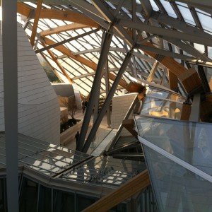 Terrasse et toiture en bois Fondation Louis Vuitton