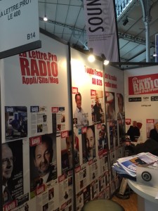 Le stand de la lettre pro de la Radio