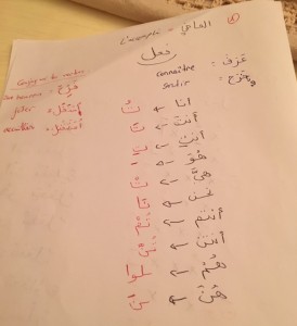 Conjugaison arabe