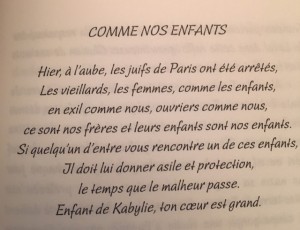 Tract Vél' d'Hiv' français