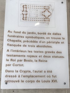 Plan chapelle expiatoire